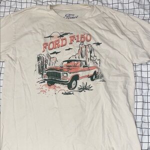 Ford F150 Cream, Green and Pink Graphic Tee